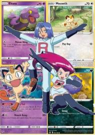 zestaw 4 kart pokemon tcg POKEMONY ZESPÓŁ R