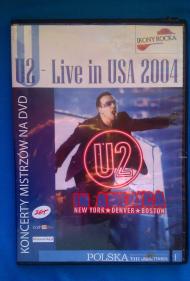 Zespół U2 Live in USA 2004 muzyka cd dvd
