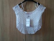 34 Ażurowy top crop top Bershka rozm XS