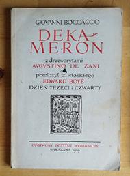 Dekameron. [2, Dzień trzeci i czwarty