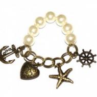 Pearl &amp; Marine Urocza bransoletka Nowa