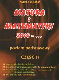 [-50%] Matura z matematyki 2010 - ... Poziom podstawowy. Część II