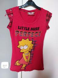 T-shirt z Lisą Simpson, koszulka, Simpsonowie, XS, kreskówki